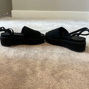 ASOS Platform Suede Sandals